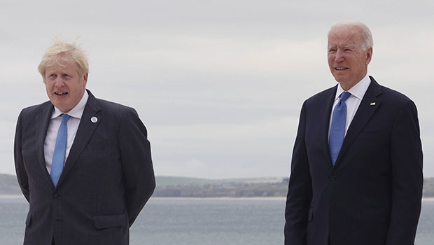 Joe Biden et Boris Johnson