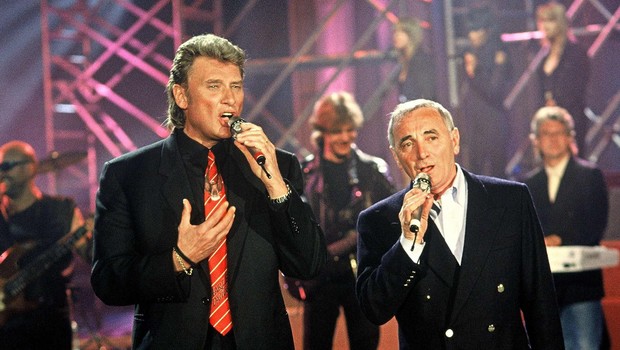 Johnny Hallyday - Charles Aznavour