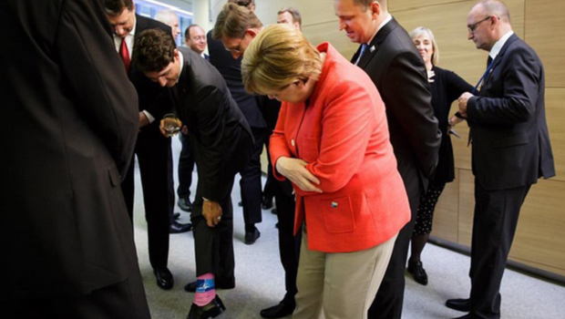 Justin Trudeau - chaussettes