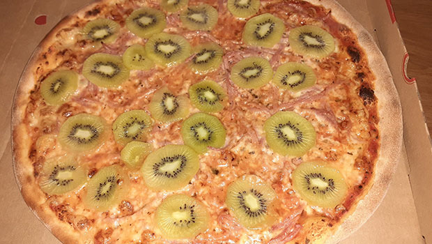Kiwizza - pizza aux kiwis