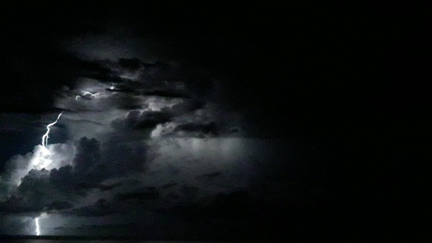 Orage - nuit - La Réunion 