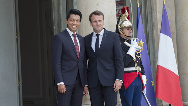 Macron et Rajoelina - juillet 2024