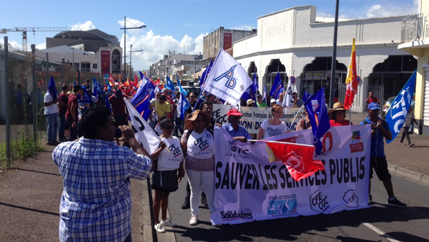 Fonction publique : l’appel à la grève relayée à La Réunion