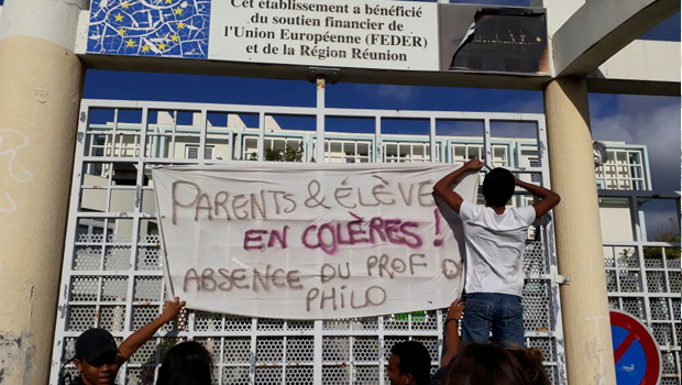 Saint Joseph - Lycée Antoine Roussin - Manifestation - Professeur absent - La Réunion