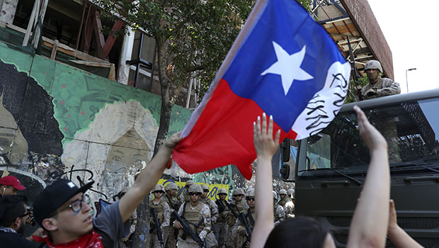 Manifestation au Chili