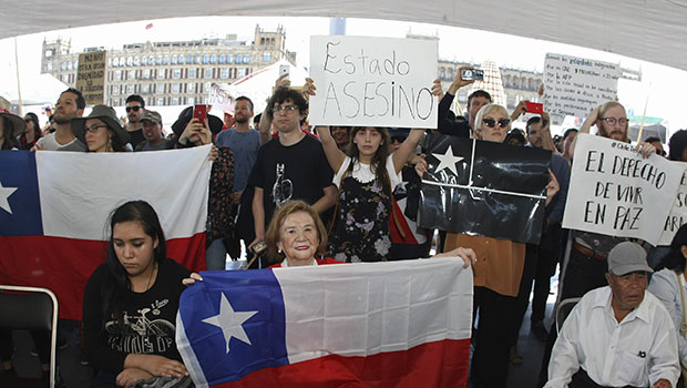 Manifesation en Chili 