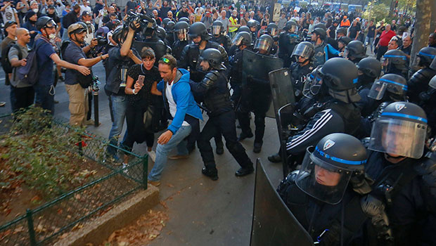 Manifestations à Paris 