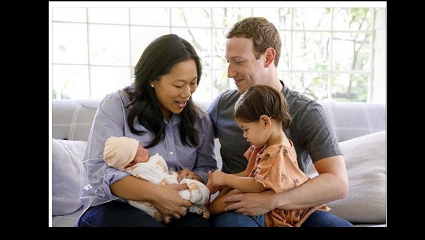 Mark Zuckerberg de nouveau papa d’une fillette prénommée August