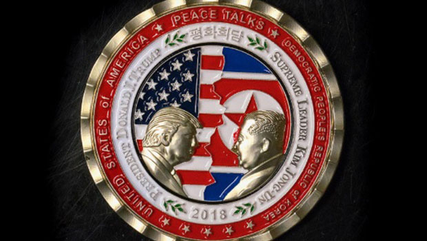 medaille-rencontre-kim jong un-donald trump