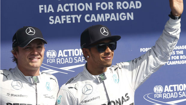 Formule 1 - Nico Rosberg - Lewis Hamilton