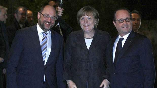 François Hollande et Angela Merkel dînent à Strasbourg