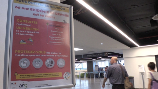 Dengue - Voyage - Message - Epidémie - Annonce - Aéroports - La Réunion