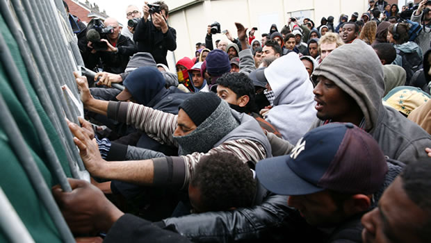 Migrants - France-Isère