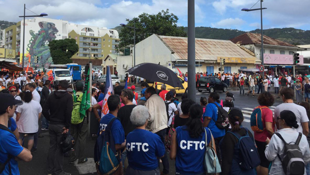 manifestation - Saint-Denis - La Réunion - fonction publique