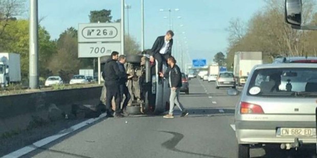 Arnaud Montebourg - accident de la route