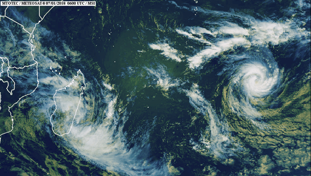 Ava - tempête tropicale - La Réunion 