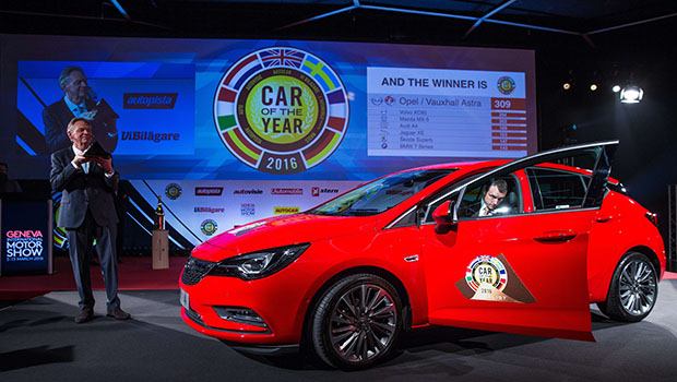 La nouvelle Opel Astra désignée « Voiture de l’année 2016 »
