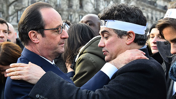 François Hollande-Patrick Pelloux