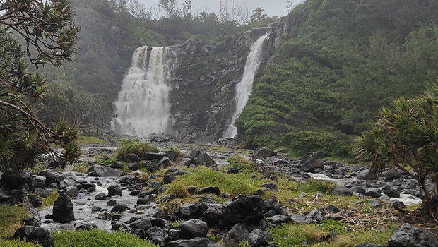 La cascade éphémère de Vincendo