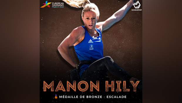 Escalade : la Réunionnaise Manon Hily décroche la médaille de bronze au Championnat d’Europe