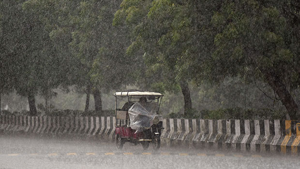 Pluies de mousson au Népal et en Inde