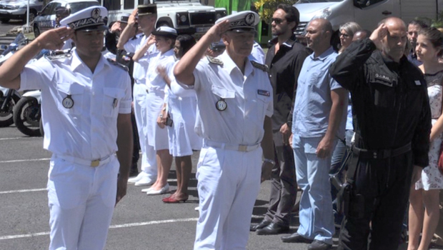 Jérome Besse - Commissaire de police - Gérard Sein - Chef du GIPN - La Réunion