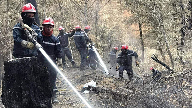 Pompiers réunionnais et pompiers mahorais en Gironde - incendie - feux de forêt