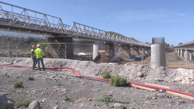 Sécurisation - Chantier - Pont de la Rivière des Galets - La Réunion