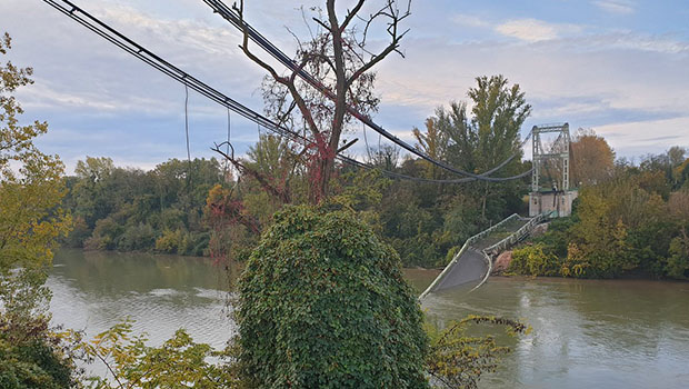 Pont effondré à Toulouse 