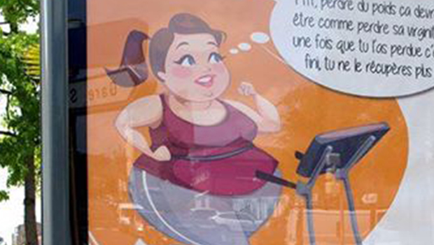 La pub sexiste d’une salle de sport : 