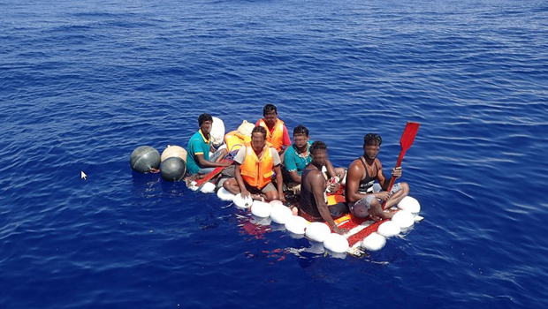 Opération en mer - six marins -  Sri-Lankais - sauvetage - La Réunion