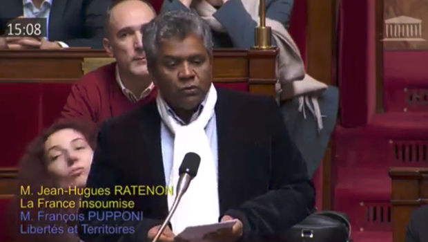 Jean-Hugues Ratenon - La Réunion - Député - Assemblée nationale - Esclavage