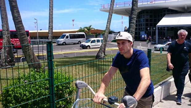 Renaud Lavillenie est à La Réunion 