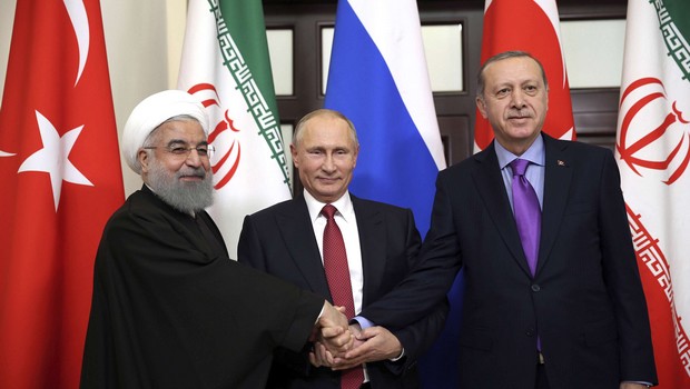Rohani, Erdogan, Poutine