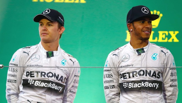 Rosberg et Hamilton - ATB/WENN.COM/SIPA 