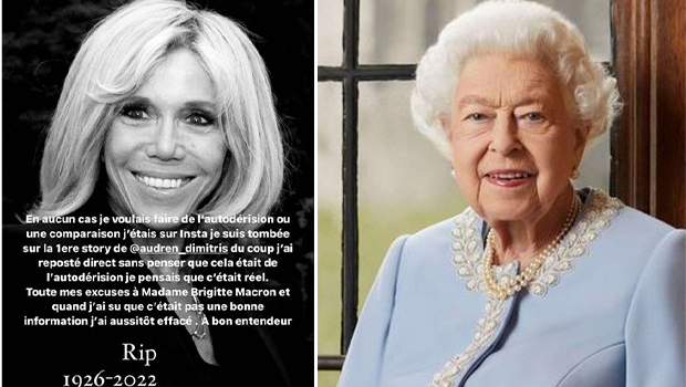 Mort d’Elizabeth II : une star de la téléréalité française confond la reine et Brigitte Macron