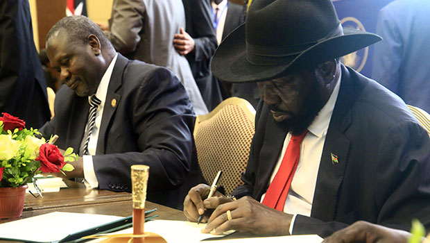 Soudan du Sud - Salva Kiir - Riek Machar 