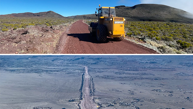 Plaine des Sables : la réfection de la piste a débuté