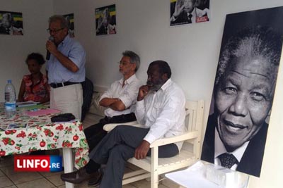 Hommage à Mandela à Sainte-Suzanne