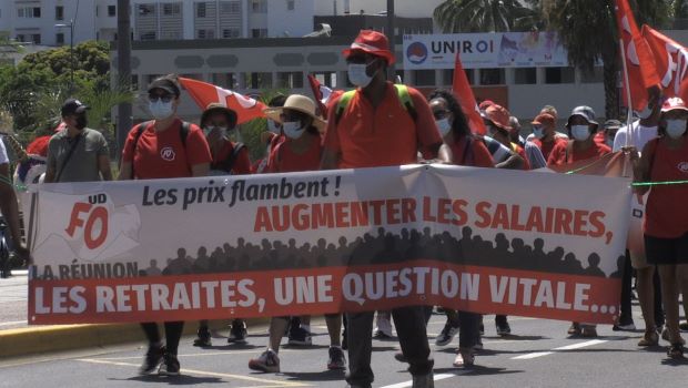 Grève à La Réunion