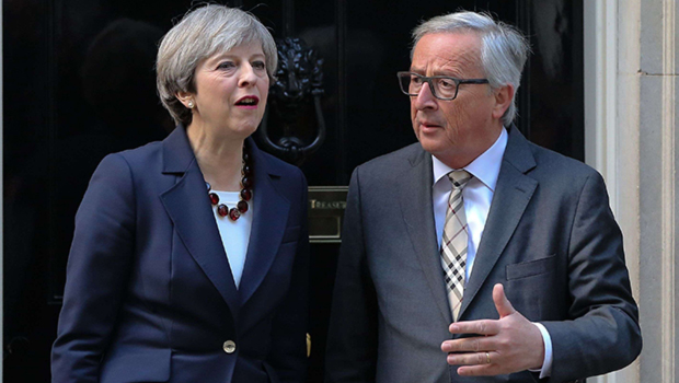 Theresa May - Jean-Claude Juncker 