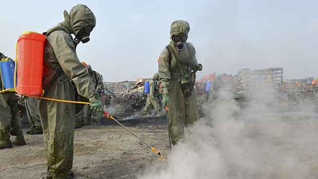 Chine : 4 nouveaux incendies sur le site de Tianjin