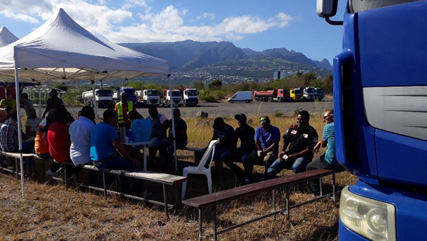 Débrayage - transporteurs - La Réunion