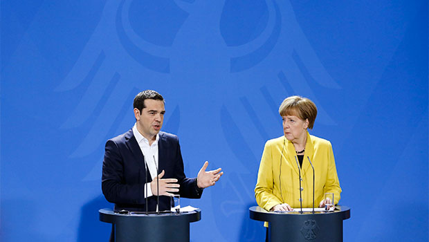 Alexis Tsipras - Angela Merkel 