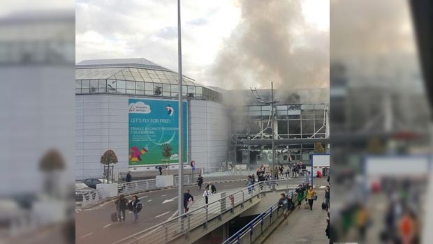 Aéroport Zaventem - Bruxelles - Explosion