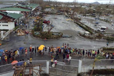 Appel à la solidarité pour les Philippins (image DR - Sipa )