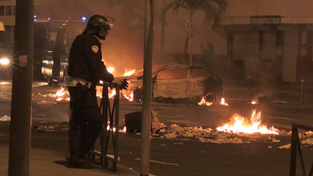 Violences urbaines - Le Port - dégâts - La Réunion - échauffourées