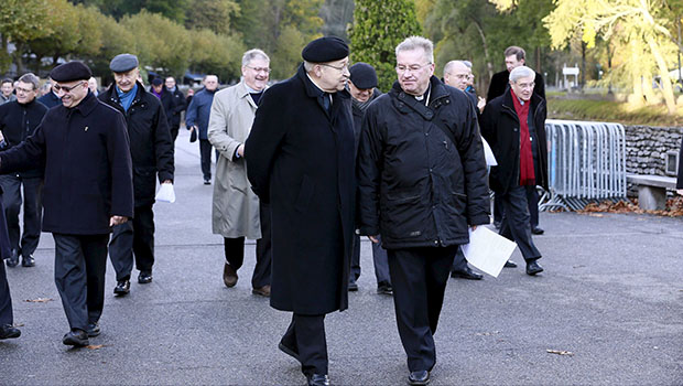 Cardinal Andre Vingt-Trois - Nonce apostolique Luigi Ventura