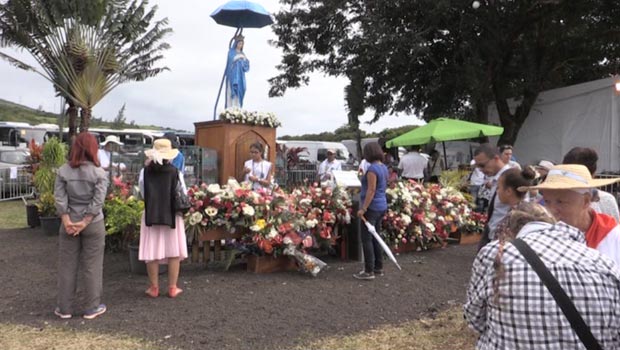 La messe de l’Assomption à Piton Sainte-Rose