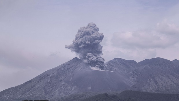 Volcan Sakurajima - Japon 